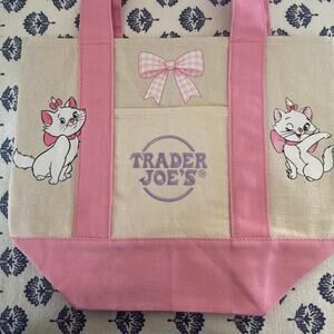 Disney Marie Aristocats Small Gingham Custom Made Trader Joes Mini Tote